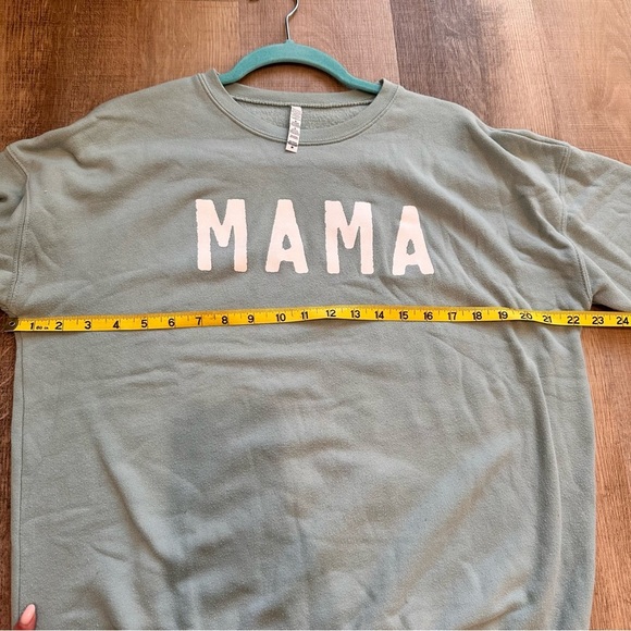 EUC Mama Sweatshirt in a Muted Blue size Medium - Picture 4 of 7